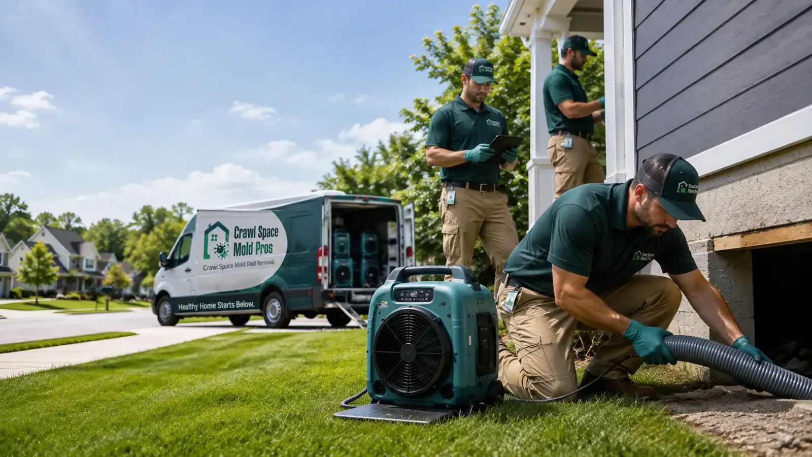 Crawl Space Mold Removal in Grundy Center, IA